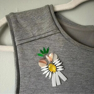 Banana Republic | Grey Beaded  Dress